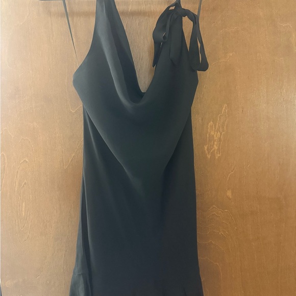 Reformation Black Halter Mini Dress - Picture 2 of 6